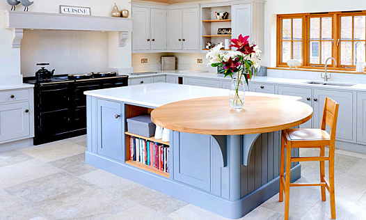 Biddenden | A bespoke, handmade, hand-painted, traditional shaker kitchen, designed and installed by Mounts Hill. (Taylor made, bespoke kitchens, fitted in Kent, Sussex & Greater London).