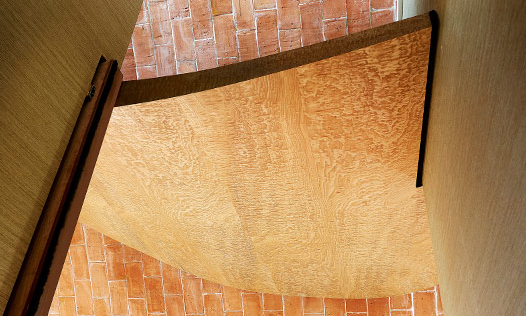 Verity's Ceiling, the Grand Designs eco-arch house. Custom made, hand-crafted joinery, by Mounts Hill Woodcraft.